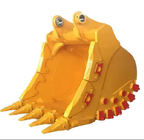 PC1250 Heavy Duty Rock Ripping Bucket Excavator Twisting Prevent